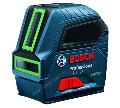 Лазерный уровень Bosch GLL 2-10 G Professional с калибровкой Лазерный уровень Bosch GLL 2-10 G Professional с калибровкой