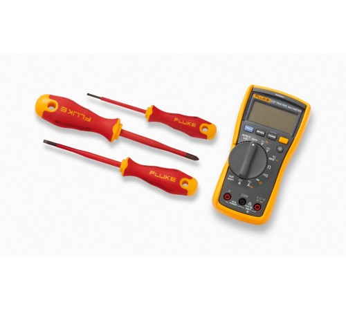 Комплект Fluke IB117L - мультиметр Fluke 117 с набором отвёрток