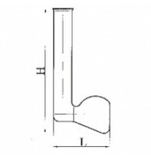 Колба L-образная h=220 ДК-НАМИ