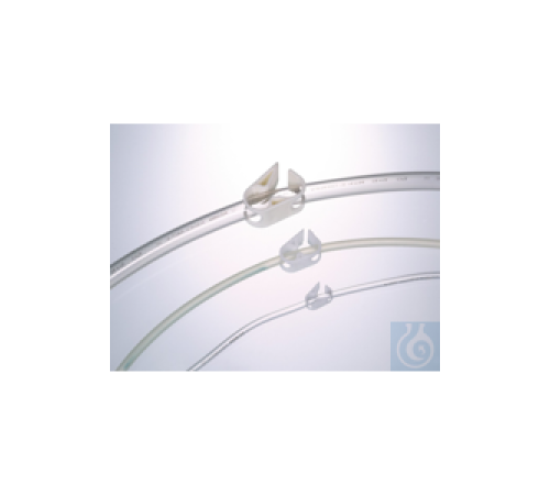 8618-0002 Burkle Шланговый зажим Squeeze-Fix, POM белый, для 3-10mm