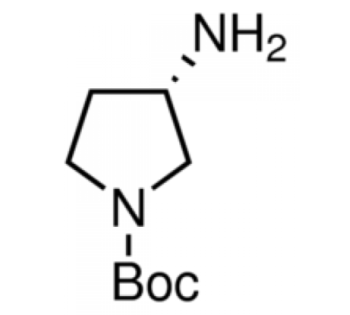 (S)-(-)-1-BOC-3-аминопирролидин, 95%, Acros Organics, 5г