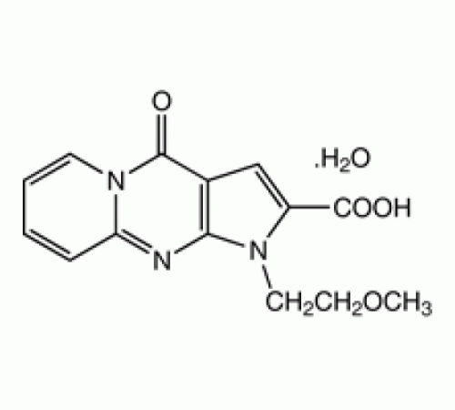 1 - (2-метоксиэтил) -4-оксо-1,4-дигидропиридо [1,2-а] пирроло [2,3-D] пиримидин-2-карбоновой кислоты моногидр, Alfa Aesar, 500 мг