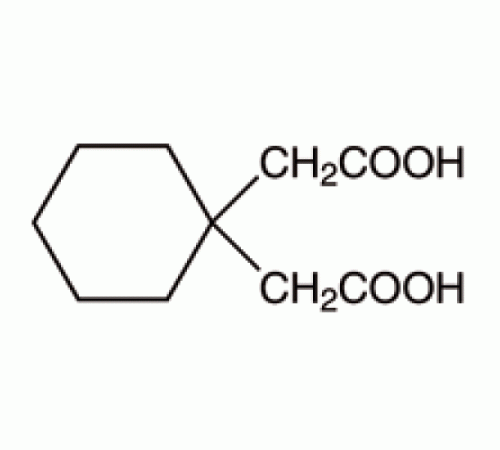 1,1-циклогександиуксусную кислоту, 98%, Alfa Aesar, 50 г