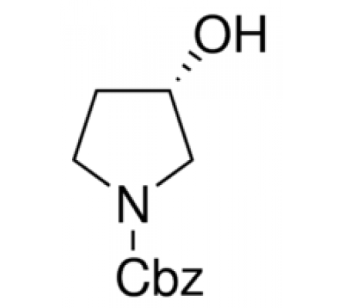 (S) - (-) - 1-бензилоксикарбонил-3-гидроксипирролидина, 95%, Alfa Aesar, 1г