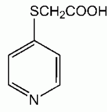 (4-пиридилтио) уксусная кислота, 98%, Alfa Aesar, 25 г