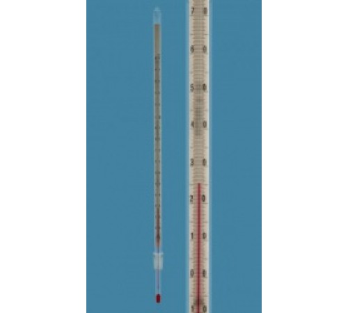 Термометр Amarell на шлифе NS 14,5/23, -10...+150/0,5°C, глубина погружения 67 мм (Артикул D262332-FL)