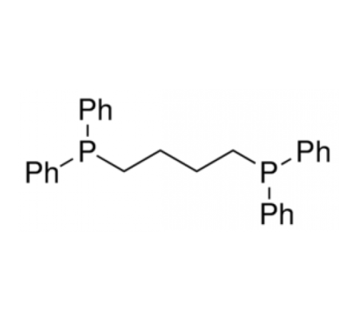 1,4-бис(дифенилфосфино)бутан, 98%, Acros Organics, 5г