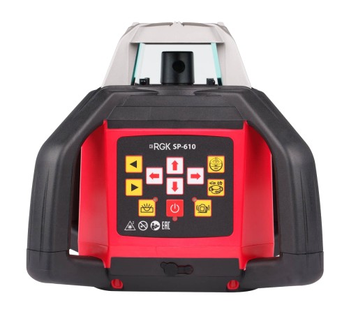 Комплект: ротационный нивелир RGK SP-610 + элевационный штатив RGK SH-340
