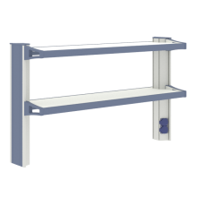 Стеллаж низкий к пристенному столу ЛАБ-PRO СТПн 120.27.70